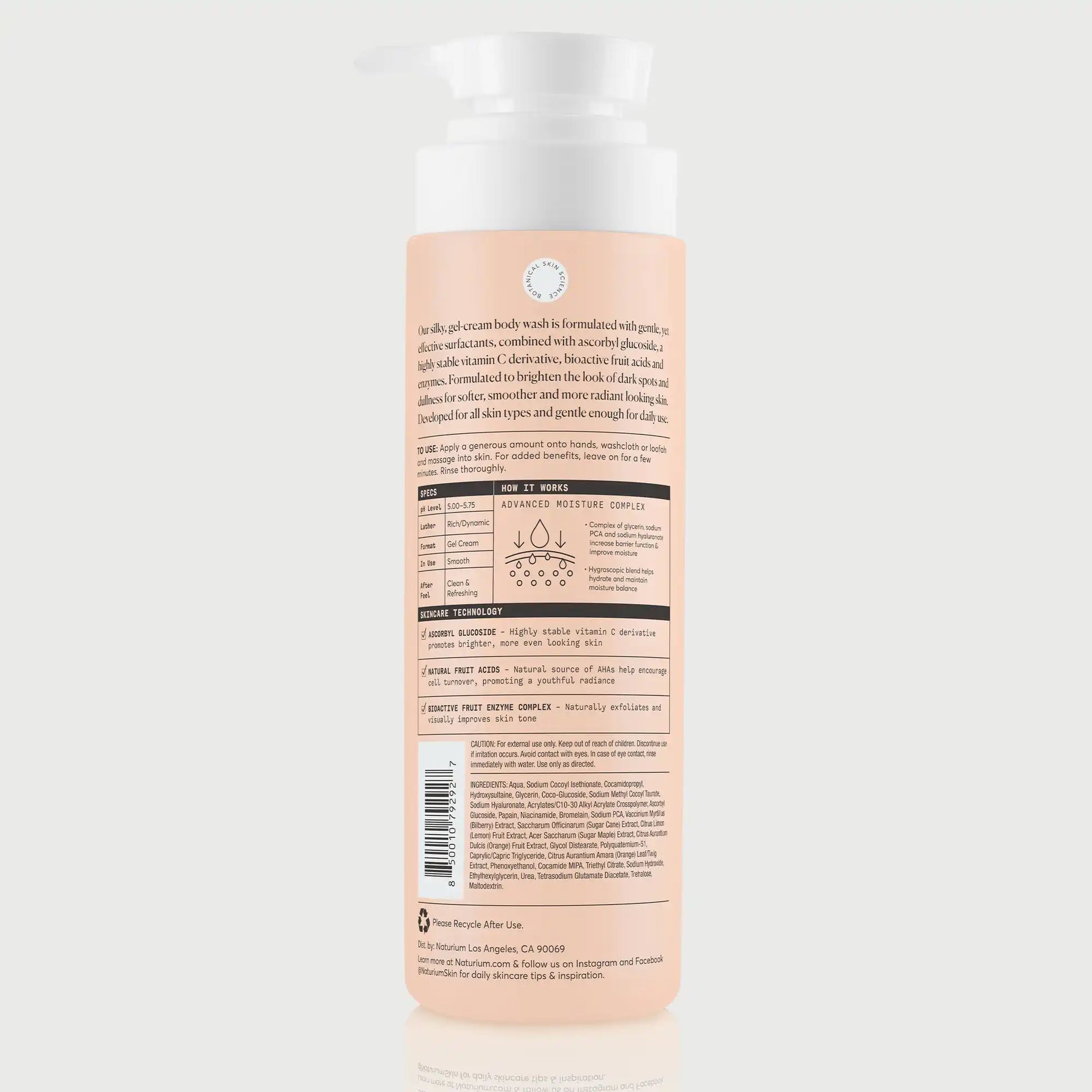 the-brightener-vitamin-c-brightening-body-wash-e8 NATR-The-Brightener-Body-Wash_back.webp